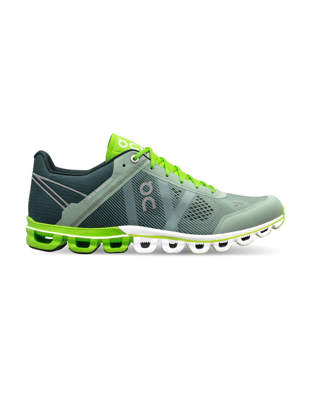 ON Кроссовки CLOUDFLOW Moss / Lime мужские Артикул: 000015.99991