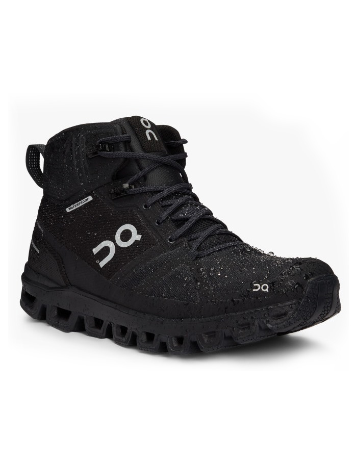 ON Кроссовки CLOUDROCK WATERPROOF All Black женские Артикул: 000023.99851