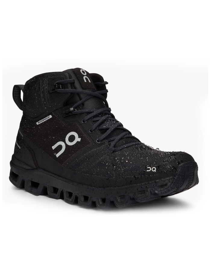 ON Кроссовки CLOUDROCK WATERPROOF All Black мужские Артикул: 000023.99854