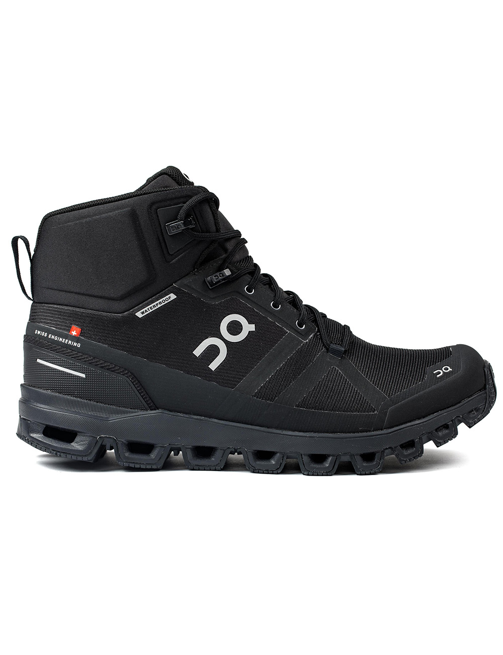 ON Кроссовки CLOUDROCK WATERPROOF All Black мужские Артикул: 000023.99854