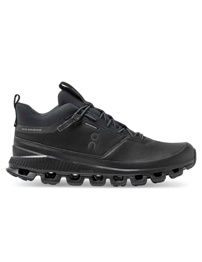 ON Кроссовки CLOUD HI WATERPROOF All Black мужские Артикул: 000028.99674