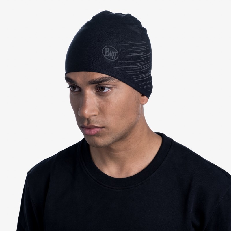 BUFF Шапка MICROFIBER REVERSIBLE HAT Solid Black Артикул: 118176.999.10.00
