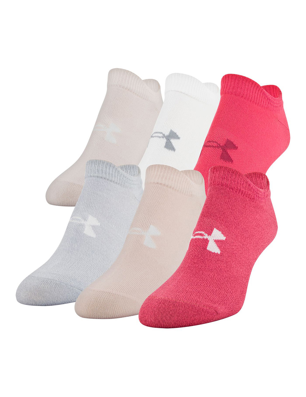 UNDER ARMOUR Носки короткие ESSENTIALS NO SHOW 6 пар Артикул: 1332981