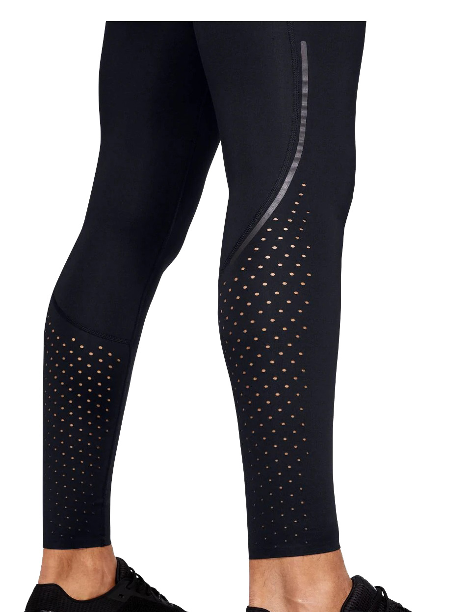 UNDER ARMOUR Тайтсы мужские QUALIFIER SPEEDPOCKET PERFORATED Артикул: 1350111