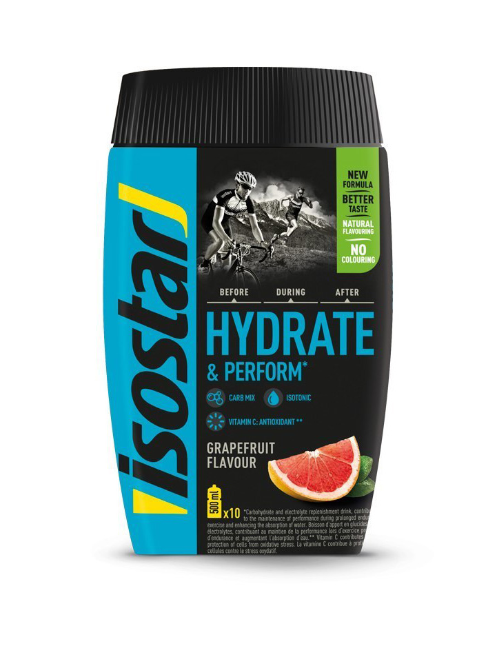 ISOSTAR Напиток изотонический HYDRATE PERFORM грейпфрут, 400 г Артикул: 17_1