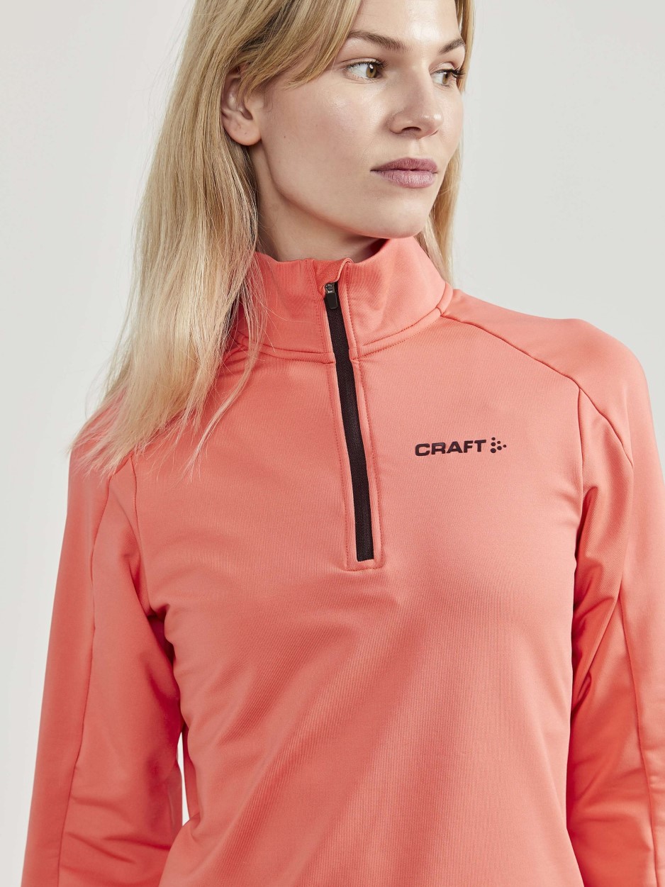 CRAFT Футболка беговая CORE GAIN 1/2 ZIP женская Артикул: 1909497