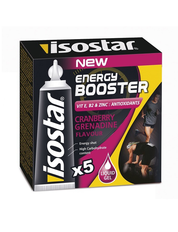 ISOSTAR Гель энергетический ENERGY BOOSTER ANTIOXIDANT, 5 шт. Артикул: 2-23