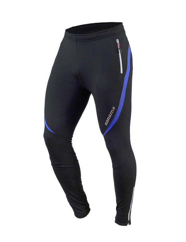 NONAME Тайтсы утепленные THERMO TIGHTS UNISEX 18 Black/Blue Артикул: 2000157