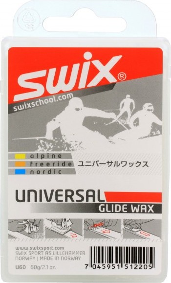 SWIX Парафин углеводородный SWIX UNIVERSAL, 60 г Артикул: U60