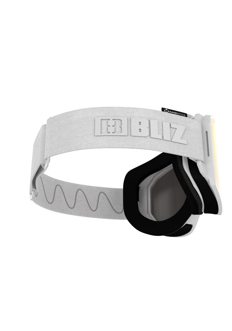 BLIZ Горнолыжные очки-маска SPLIT White Nano Optics Артикул: 41160-04