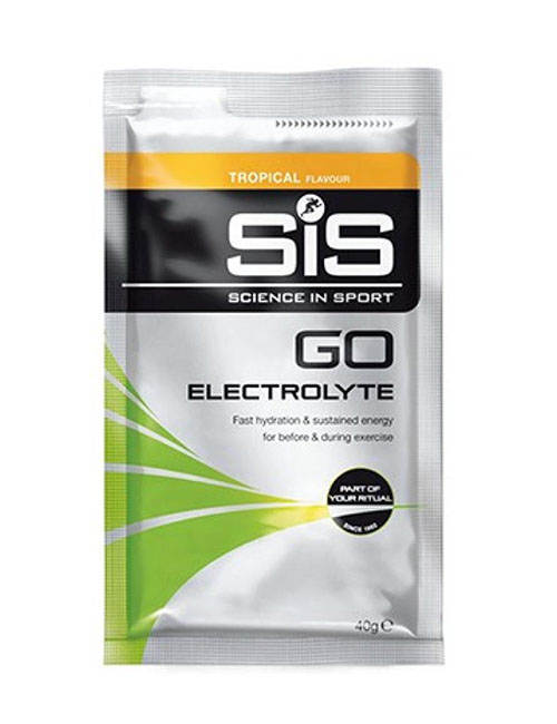 SIS Напиток углеводный с электролитами в порошке GO ELECTROLYTE тропические фрукты, 40 г Артикул: 5025324006441