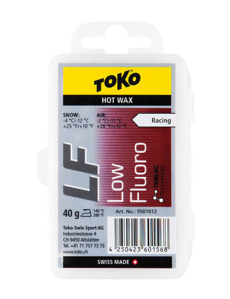 TOKO Парафин низкофтористый PERFORMANCE RED (-2/-11), 40 г Артикул: 5501016