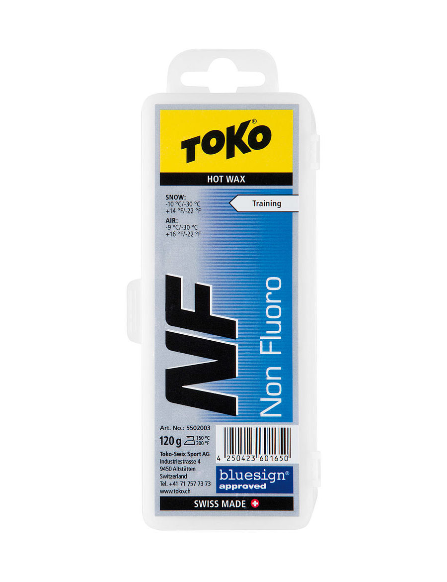 TOKO Парафин NF TRAINING HOT WAX BLUE (-10/-30), 120 г Артикул: 5502003