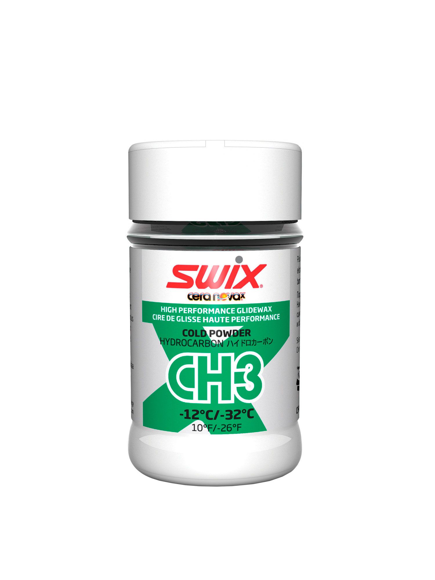 SWIX Порошок-отвердитель SWIX CH3 COLD POWDER HYDROCARBON -12/-32 C, 30 г Артикул: CH03X