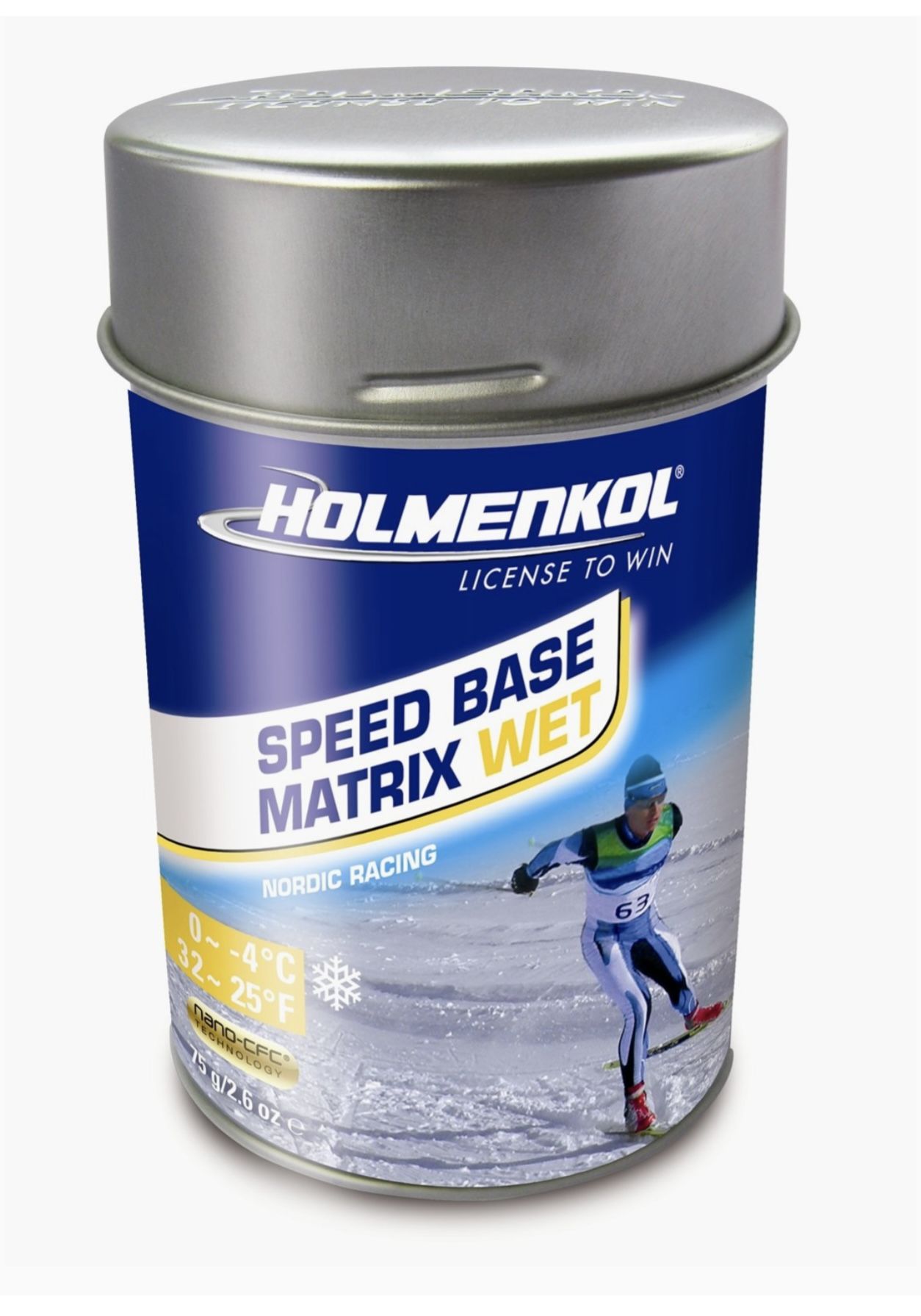 HOLMENKOL Порошок базовый высокофтористый HOLMENKOL SPEED BASE MATRIX WET, 75 г Артикул: 24565