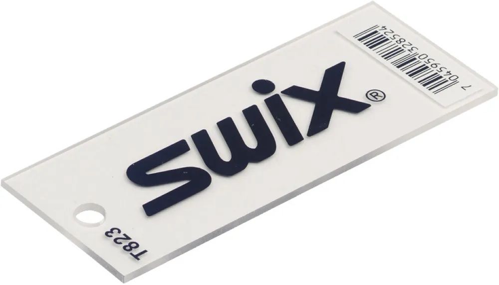 SWIX Скребок SWIX T0823D для лыж, оргстекло 3 мм, в упаковке Артикул: T0823D