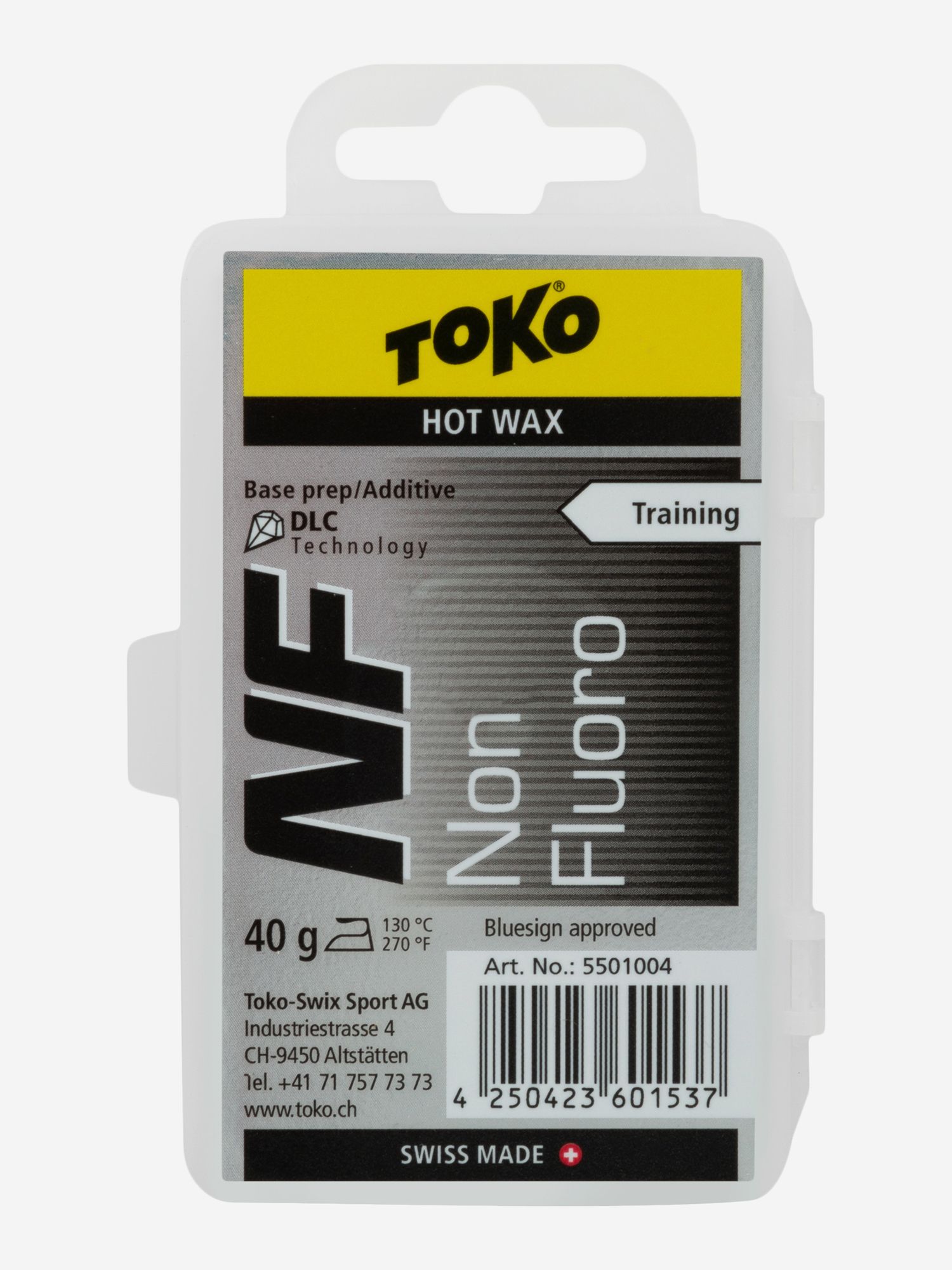 TOKO Парафин TOKO NF TRAINING DLC HOT WAX BLACK, 40 г Артикул: 5501004