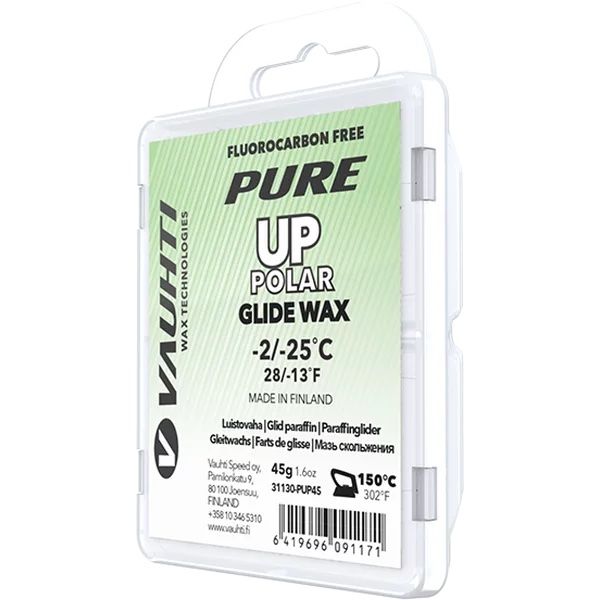 VAUHTI Парафин VAUHTI PURE UP POLAR -2/-25°C, 45 г Артикул: EV31130-PUP45