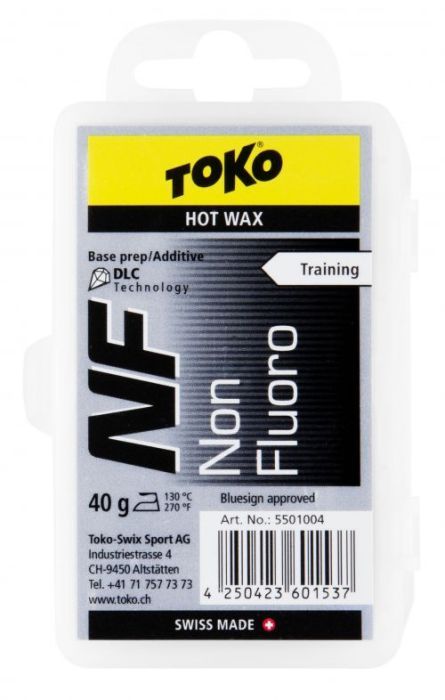 TOKO Парафин TOKO NF TRAINING DLC HOT WAX BLACK, 40 г Артикул: 5501004