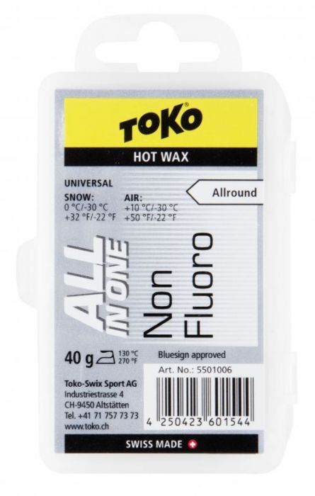 TOKO Парафин TOKO NF UNIVERSAL ALL IN ONE HOT WAX, 40 г Артикул: 5501006