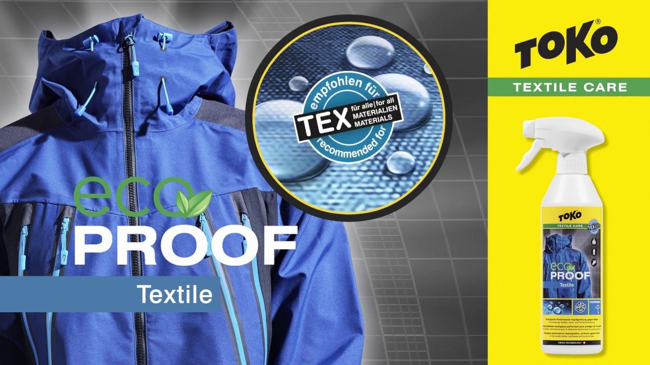 TOKO Пропитка водоотталкивающая TOKO ECO TEXTILE PROOF 500 мл для одежды Артикул: 5582625