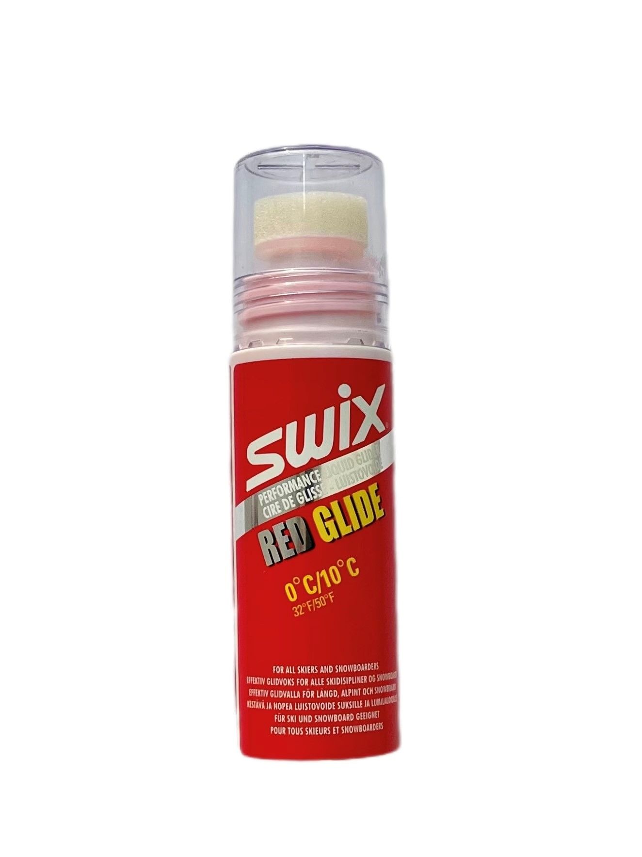 SWIX Парафин жидкий SWIX F8LNC RED GLIDE 0/+10 C, 80 мл Артикул: F8LNC