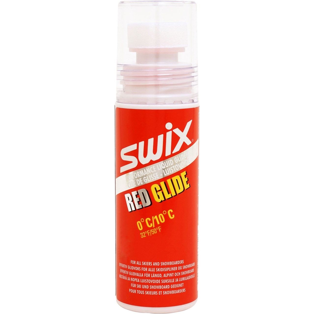 SWIX Парафин жидкий SWIX F8LNC RED GLIDE 0/+10 C, 80 мл Артикул: F8LNC