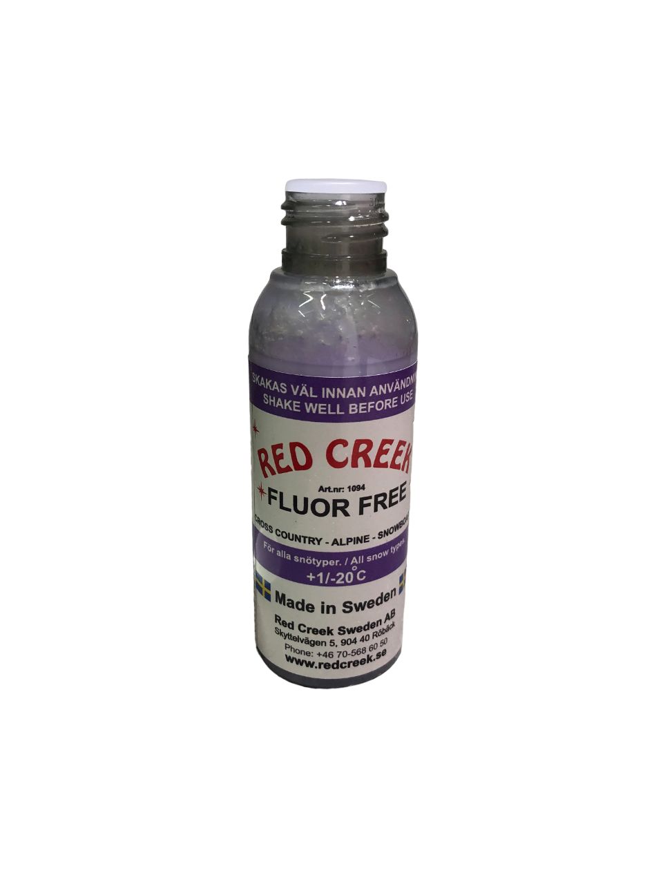 RED CREEK Парафин жидкий RED CREEK FLUOR FREE COLD +1/-20 C, 80 мл Артикул: 1094RC