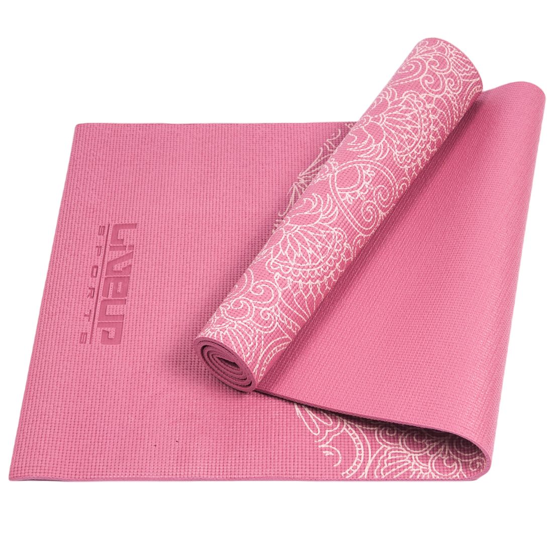 LIVEUP Коврик для йоги PVC Yoga Mat Printed Red 6 мм Артикул: LS3231c-06r