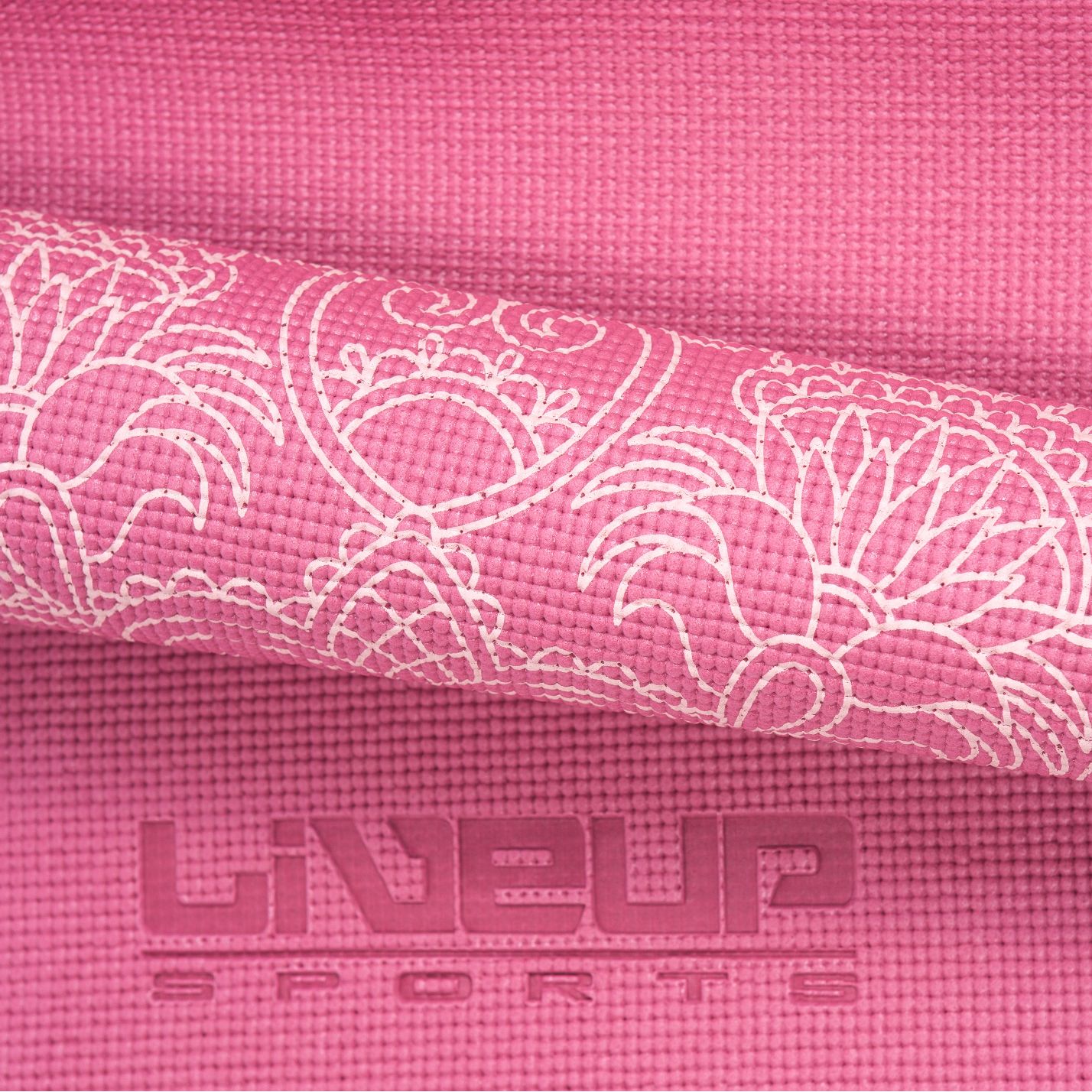 LIVEUP Коврик для йоги PVC Yoga Mat Printed Red 6 мм Артикул: LS3231c-06r