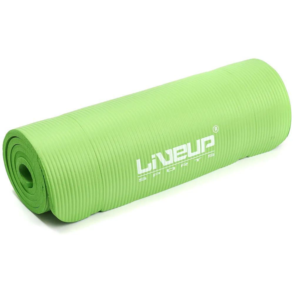 LIVEUP Коврик для тренировок NBR Yoga Mat Green 12 мм Артикул: LS3257-g