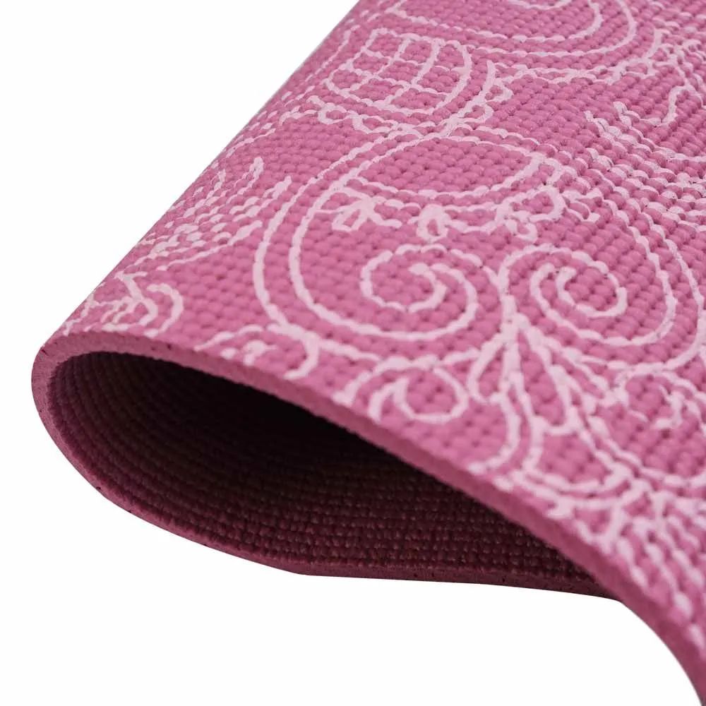 LIVEUP Коврик для йоги PVC Yoga Mat Printed Red 6 мм Артикул: LS3231c-06r