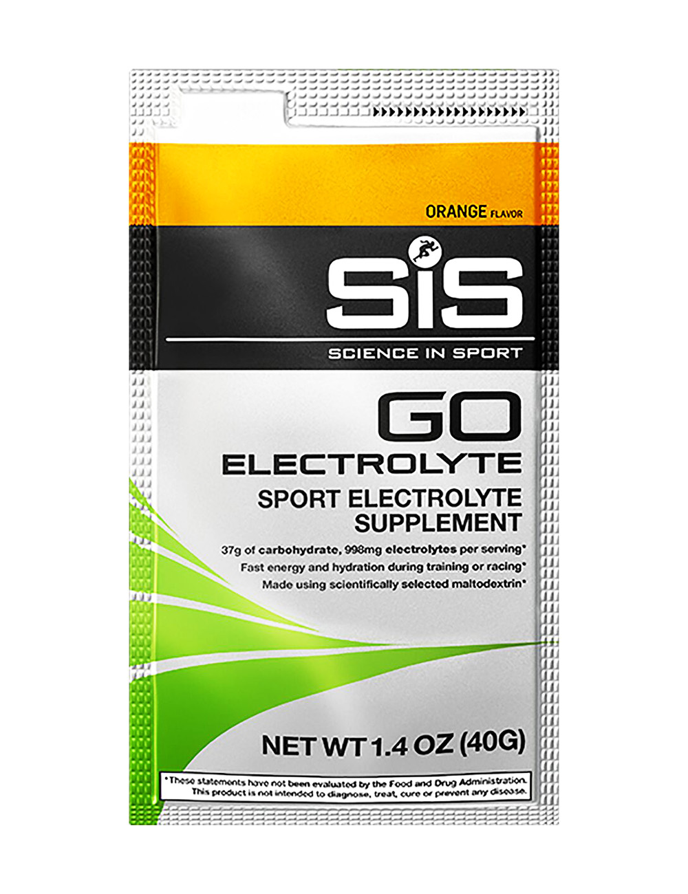 SIS Напиток углеводный с электролитами в порошке GO ELECTROLYTE апельсин, 40 г Артикул: 816435020564