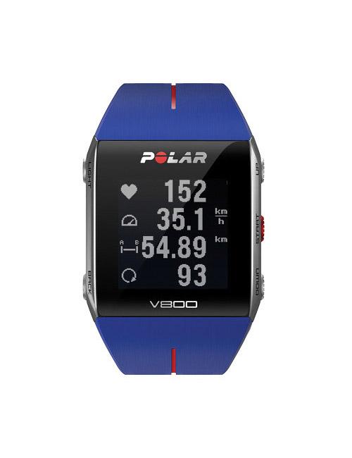 POLAR Спортивные часы V800 BLUE/RED Артикул: 90050556