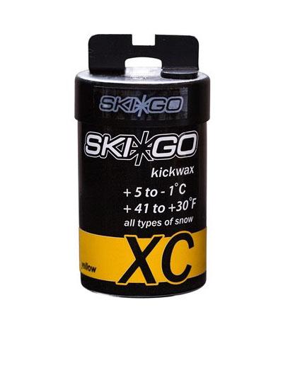SKIGO Мазь держания SKIGO XC KICK WAX YELLOW +5/-1°C, 45 г Артикул: 90258