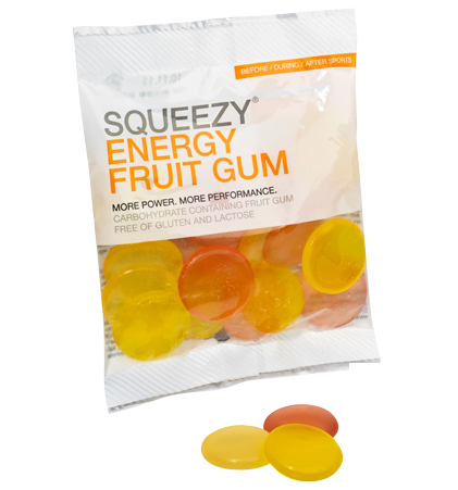 SQUEEZY Конфеты ENERGY FRUIT GUM фрукты, 50 г Артикул: GE0026