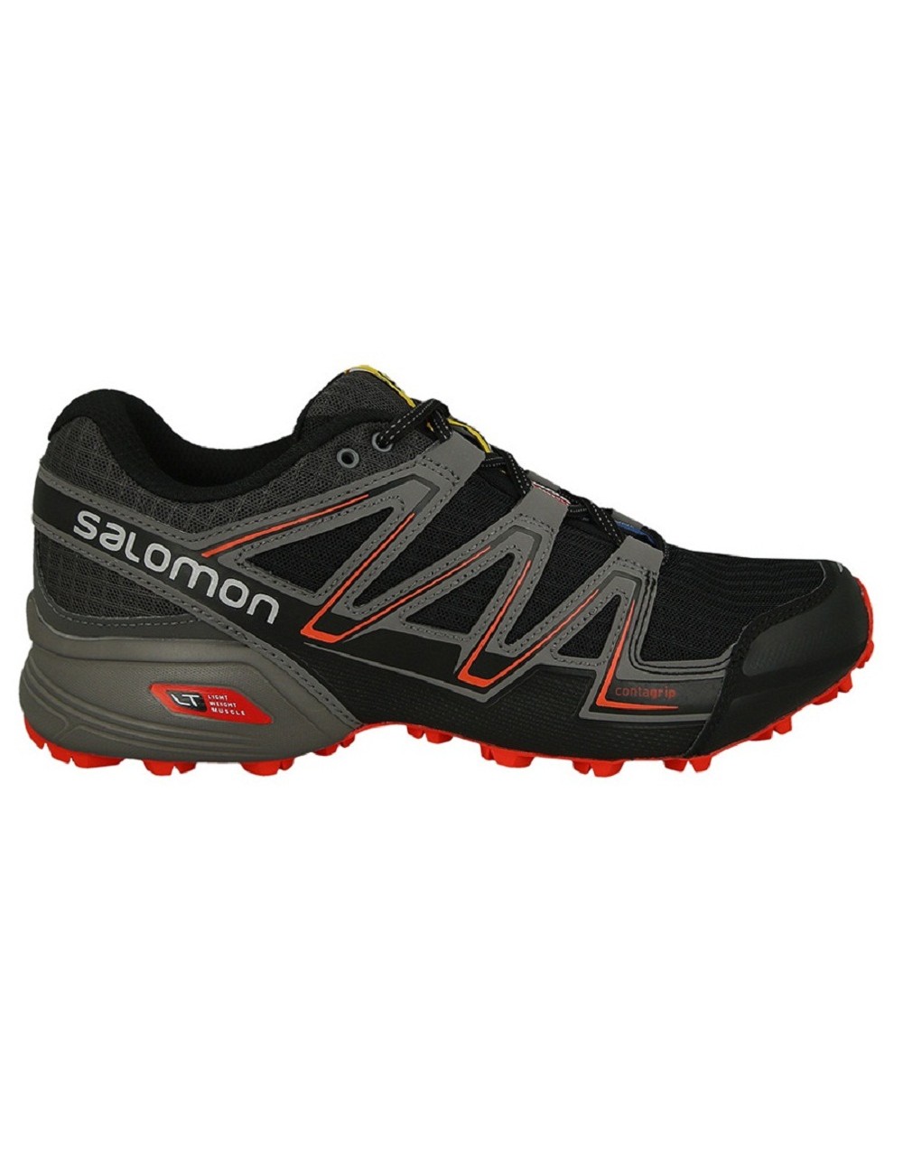 SALOMON Кроссовки SPEEDCROSS VARIO Black/Fiery Red мужские Артикул: L39466200