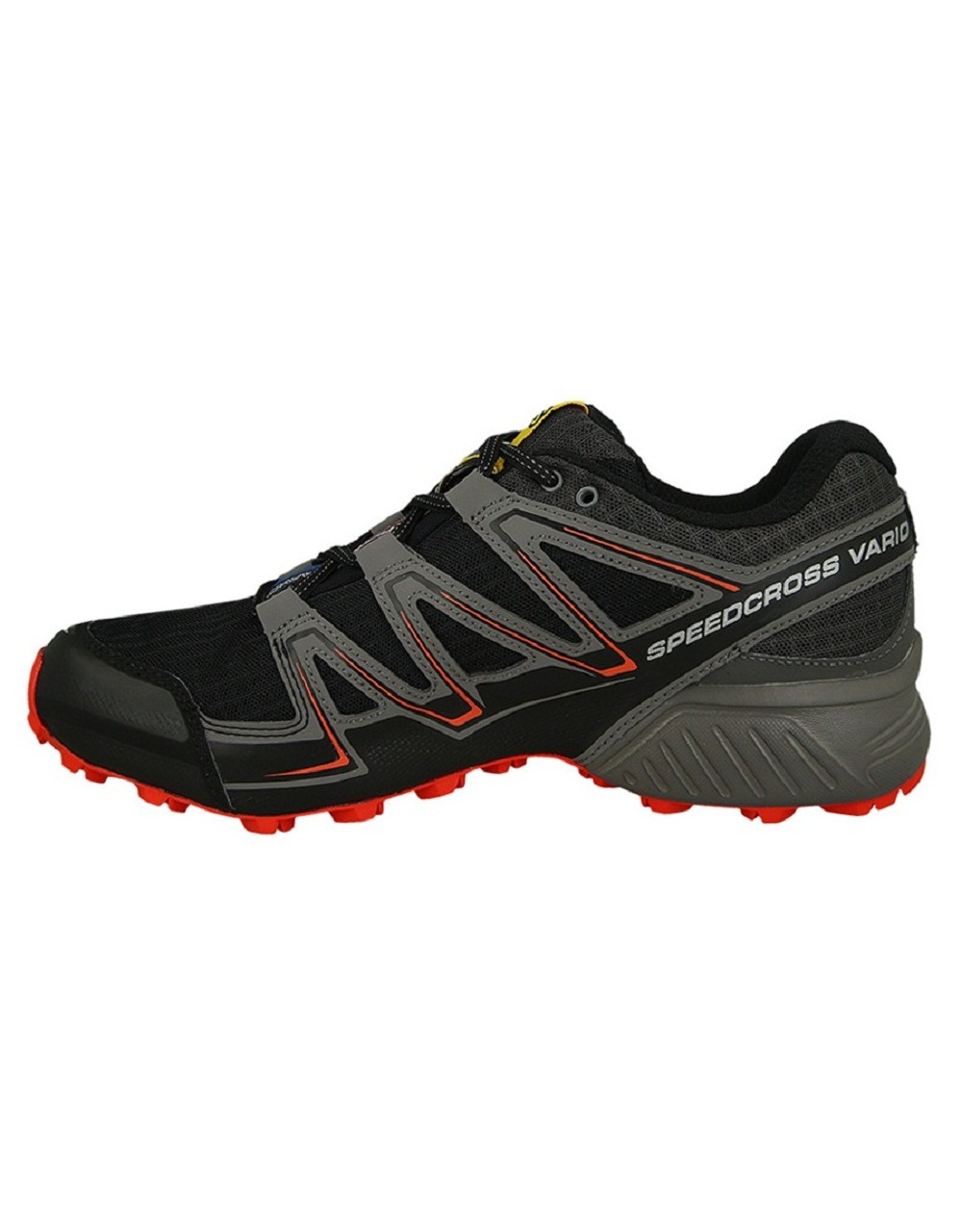 SALOMON Кроссовки SPEEDCROSS VARIO Black/Fiery Red мужские Артикул: L39466200