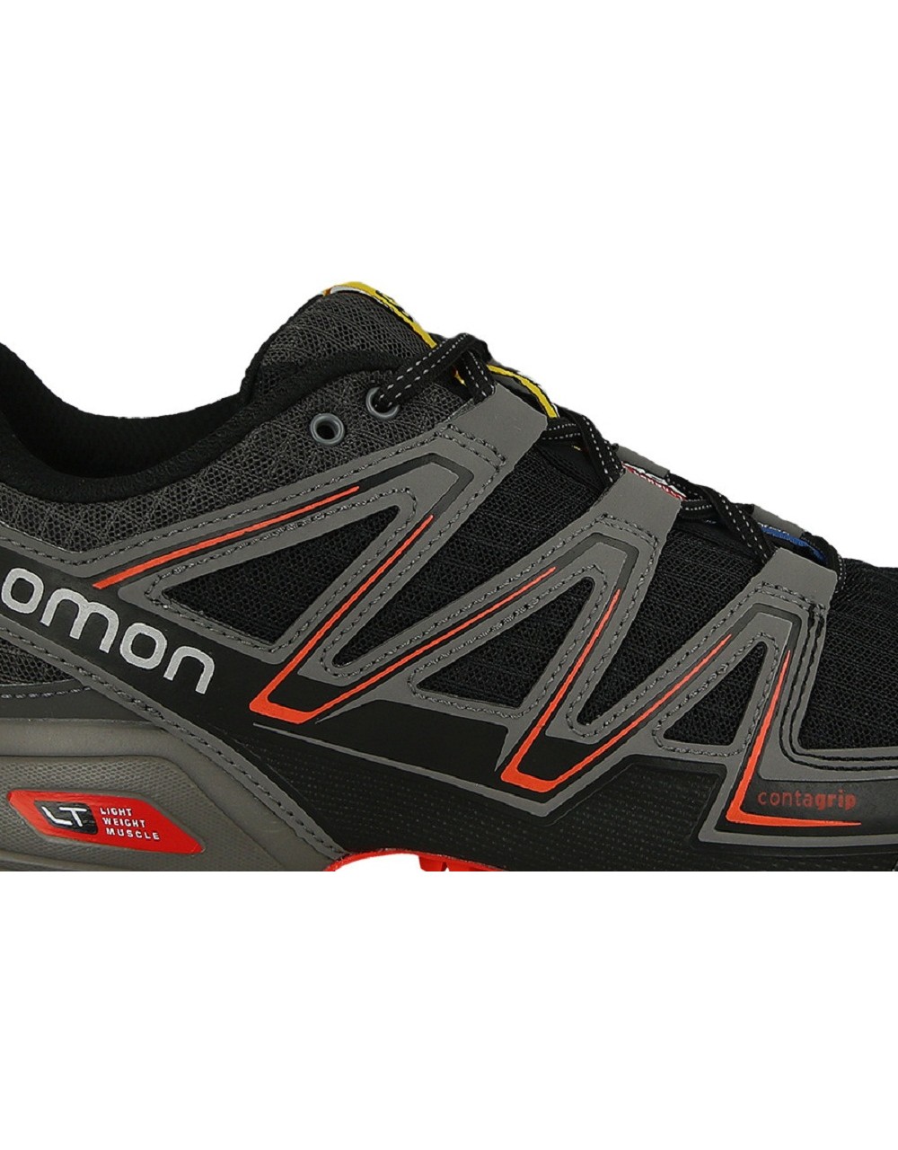 SALOMON Кроссовки SPEEDCROSS VARIO Black/Fiery Red мужские Артикул: L39466200