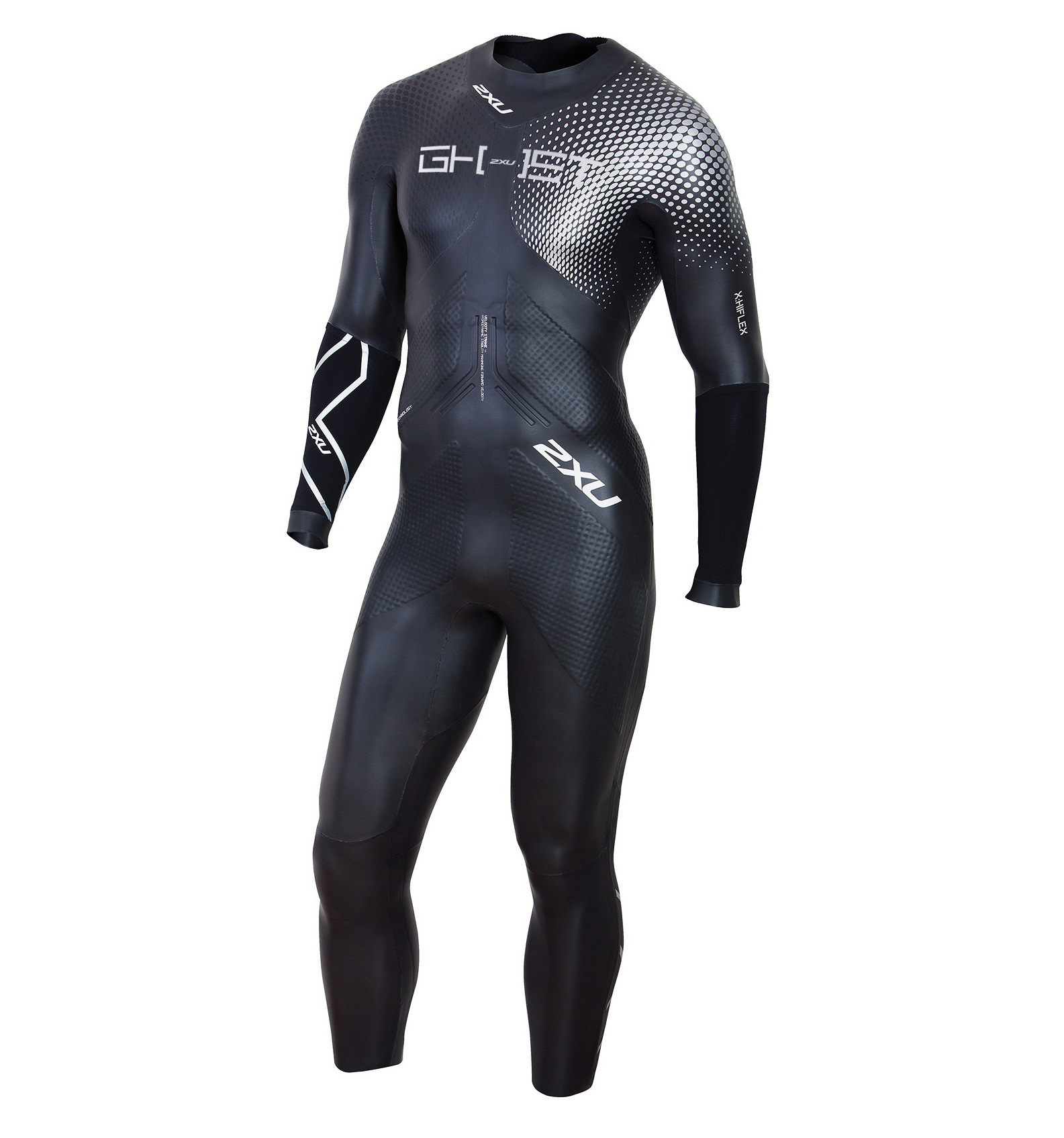 2XU Гидрокостюм мужской GHST черный/серебряный Артикул: MW3810c