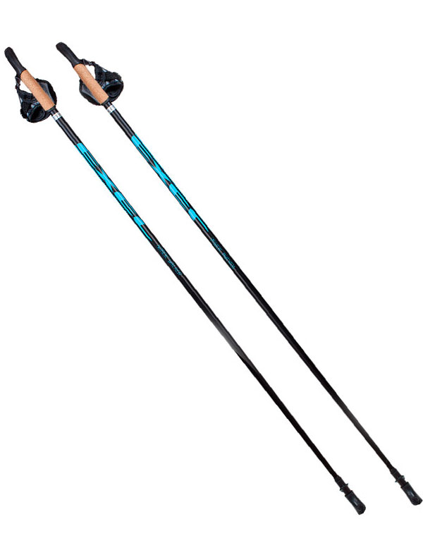 EXEL Палки для ходьбы NORDIC WALKER EVO BLACK/BLUE Артикул: NWA15072