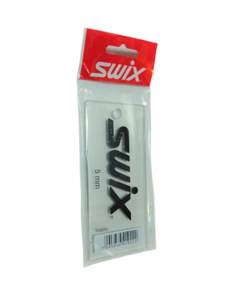 SWIX Скребок SWIX T0825D для лыж, оргстекло 5 мм, в упаковке Артикул: T0825D