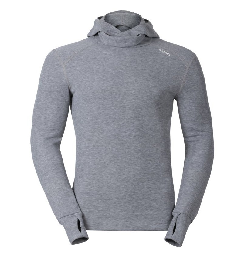 ODLO Футболка длинный рукав с капюшоном и маской WARM мужская Артикул: 152072