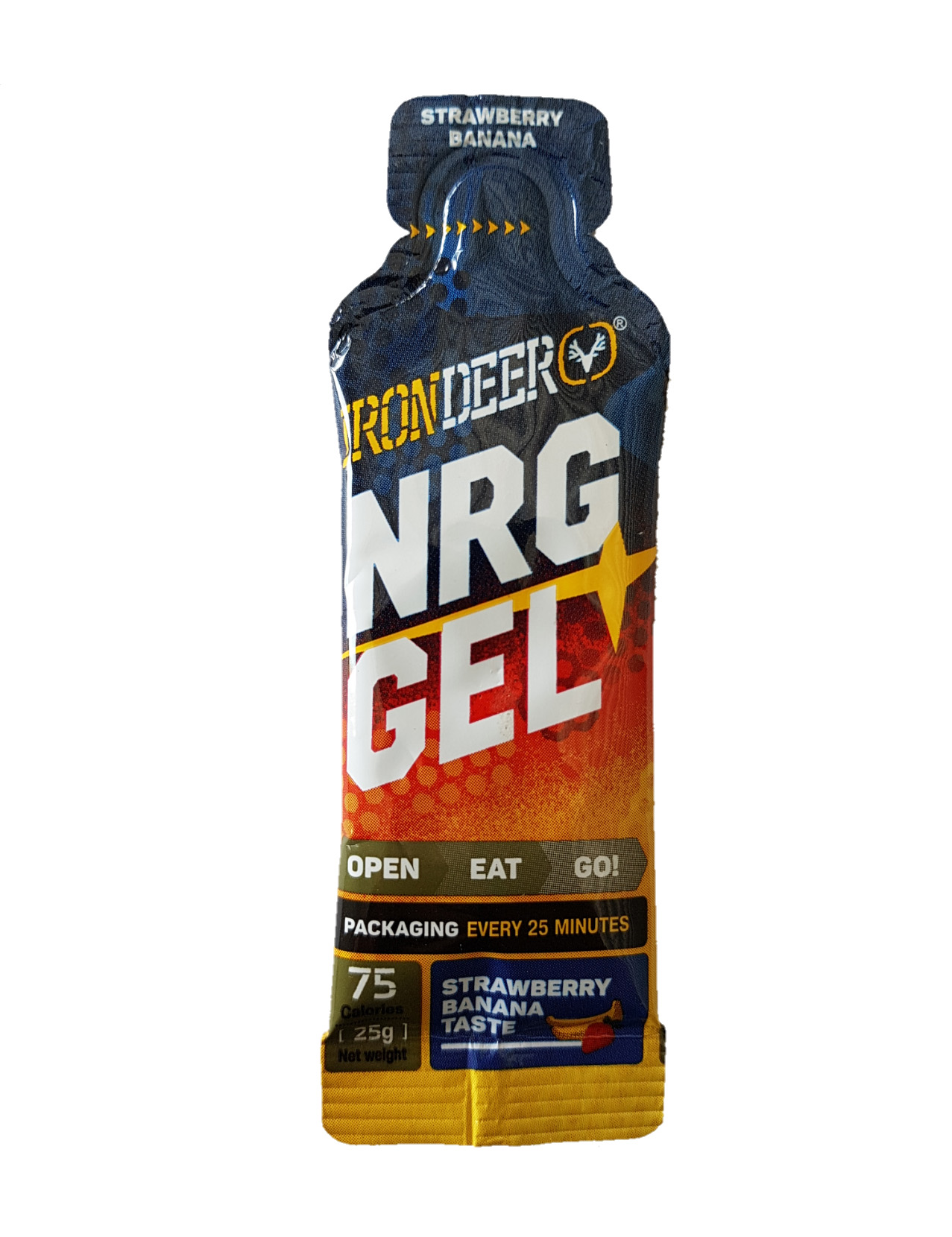 IRONDEER Энергетический гель NRG GEL клубника-банан Артикул: АД-013