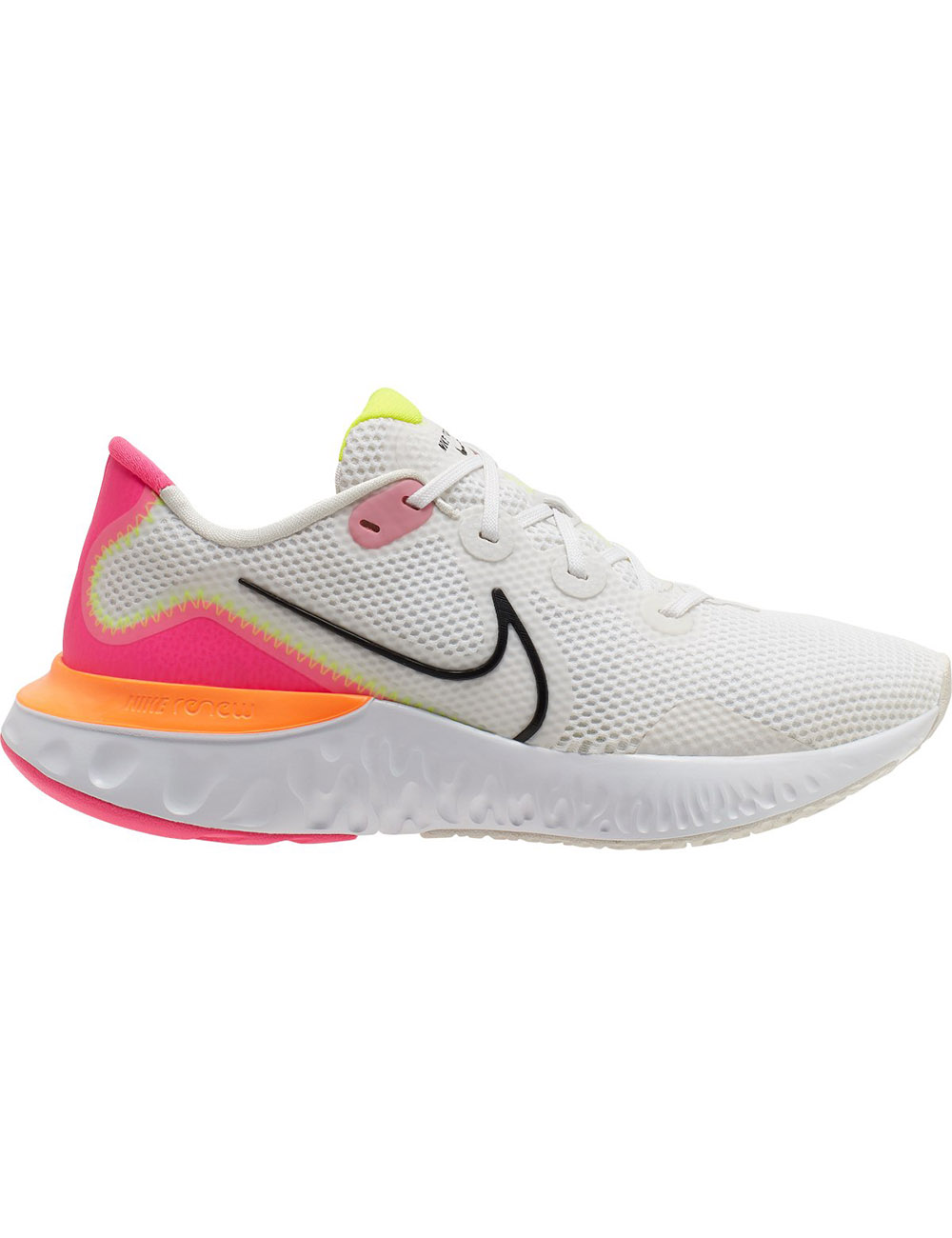 nike renew run white pink orange