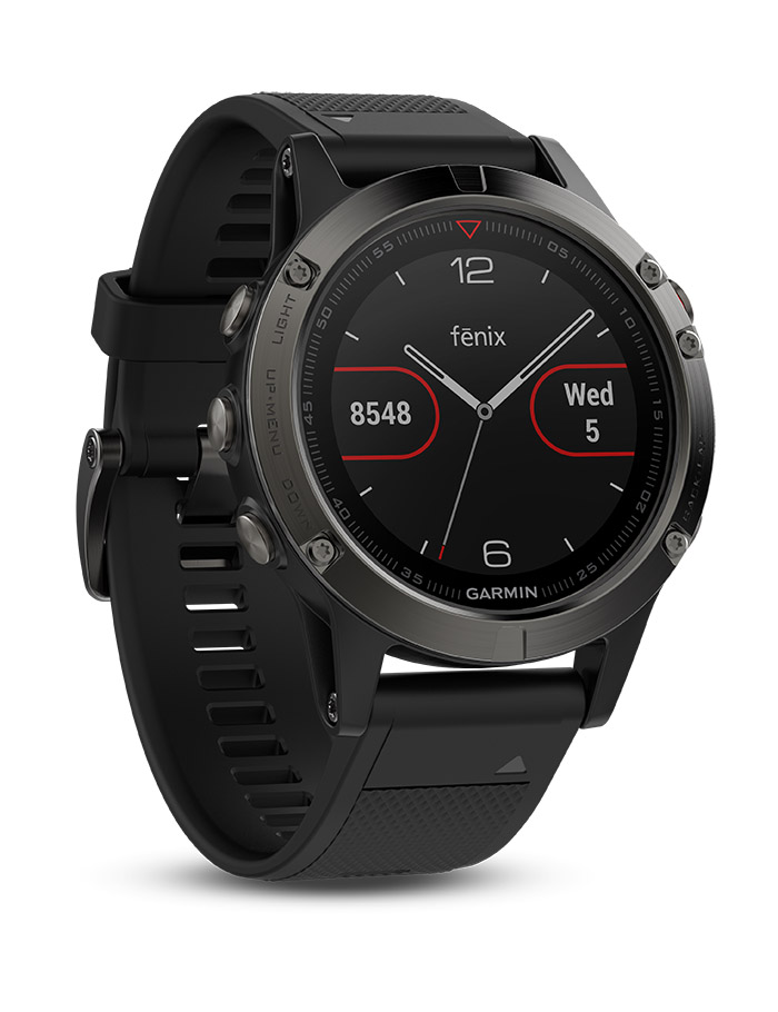 GARMIN Спортивные часы с GPS Fenix 5 Sapphire Black Артикул: 010-01688-11