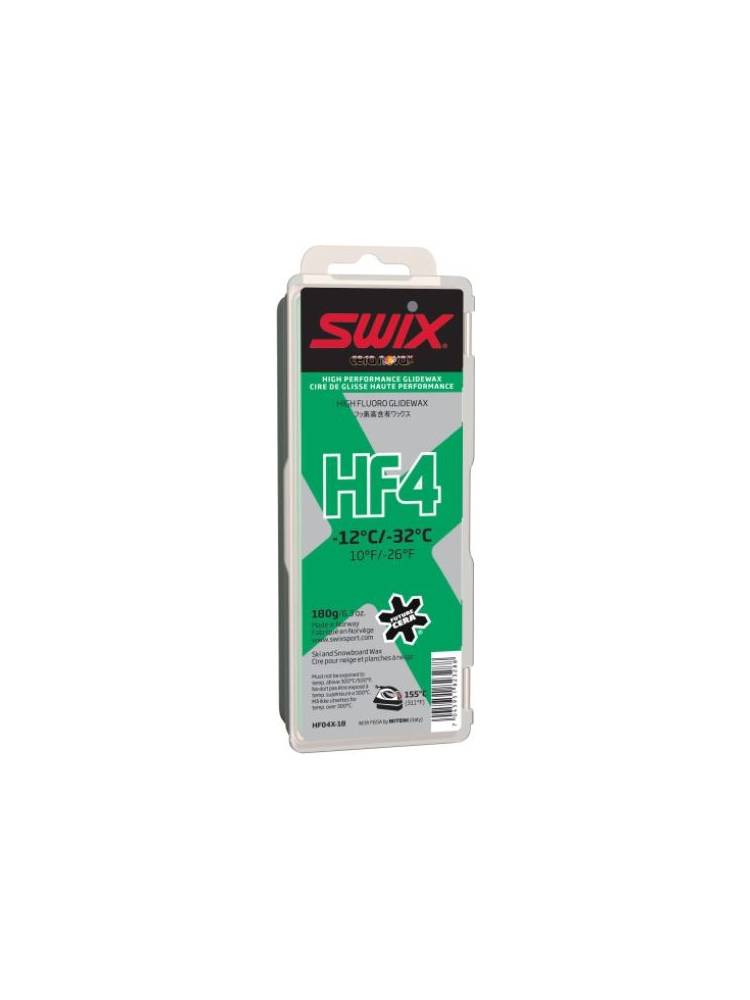 SWIX Высокофтористый парафин SWIX HF 4X GREEN -12/-32 C, 180 г Артикул: HF04X-18