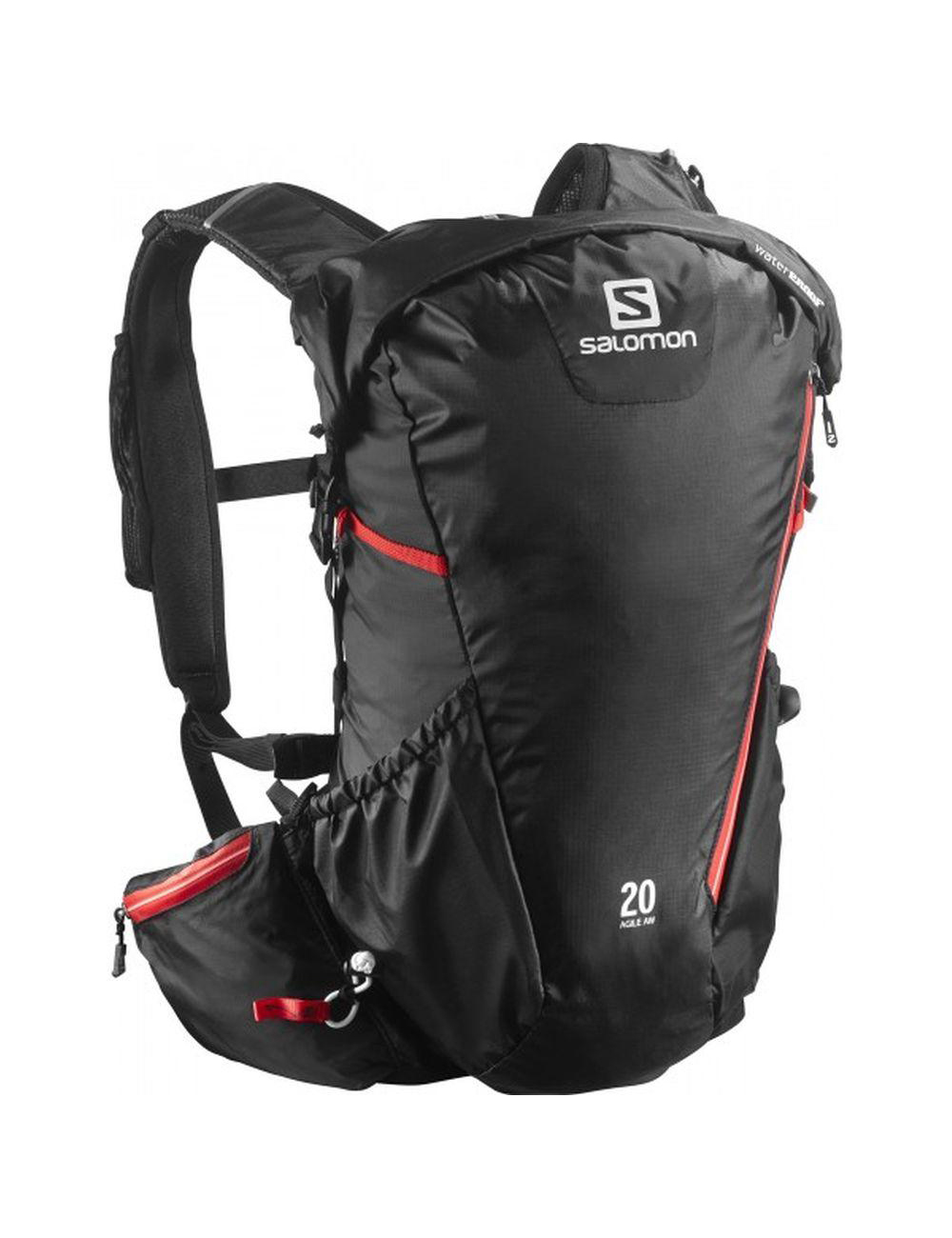SALOMON Рюкзак AGILE 20 AW Black / Bright Red Артикул: L37997400