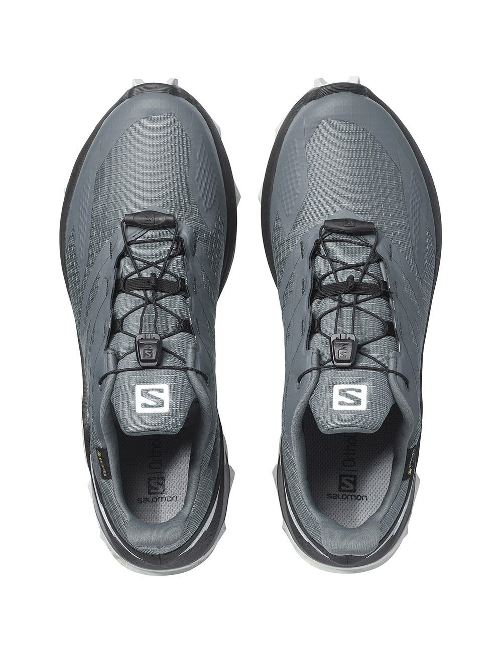 SALOMON Кроссовки SUPERCROSS BLAST GTX Stormy Weather / Black / Quarry мужские Артикул: L41109600