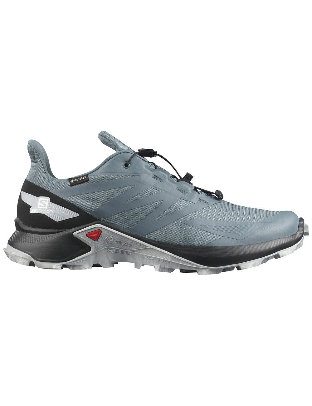 SALOMON Кроссовки SUPERCROSS BLAST GTX Stormy Weather / Black / Quarry мужские Артикул: L41109600